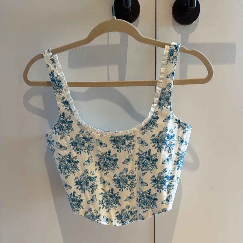 With Jean Corset Top